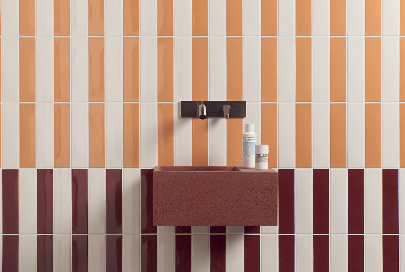 Kappa Bordeaux / White / Tangerine